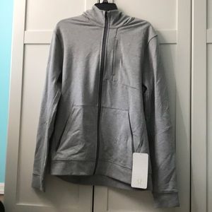 Lulu lemon athletica city sweat zip grey zipup